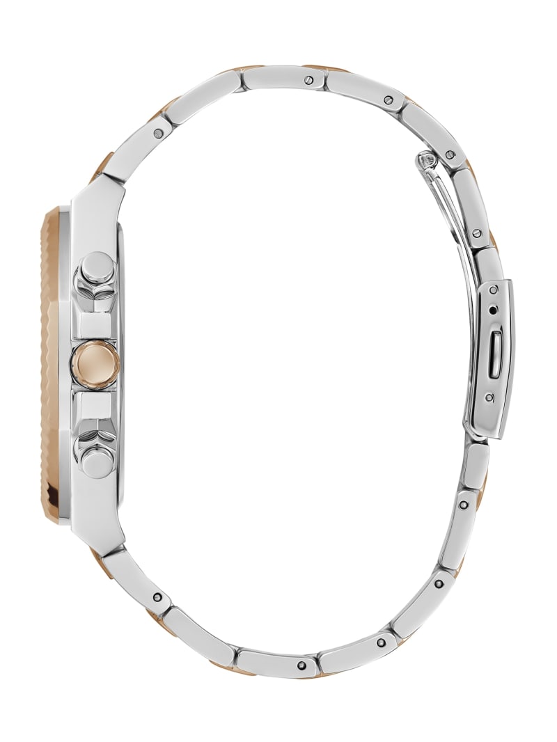 Two Tone and Navy Multifunction Watch GUESS Canada