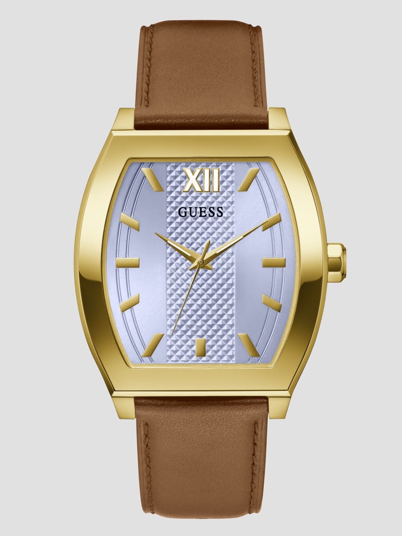 Guess men's gold tone watch best sale