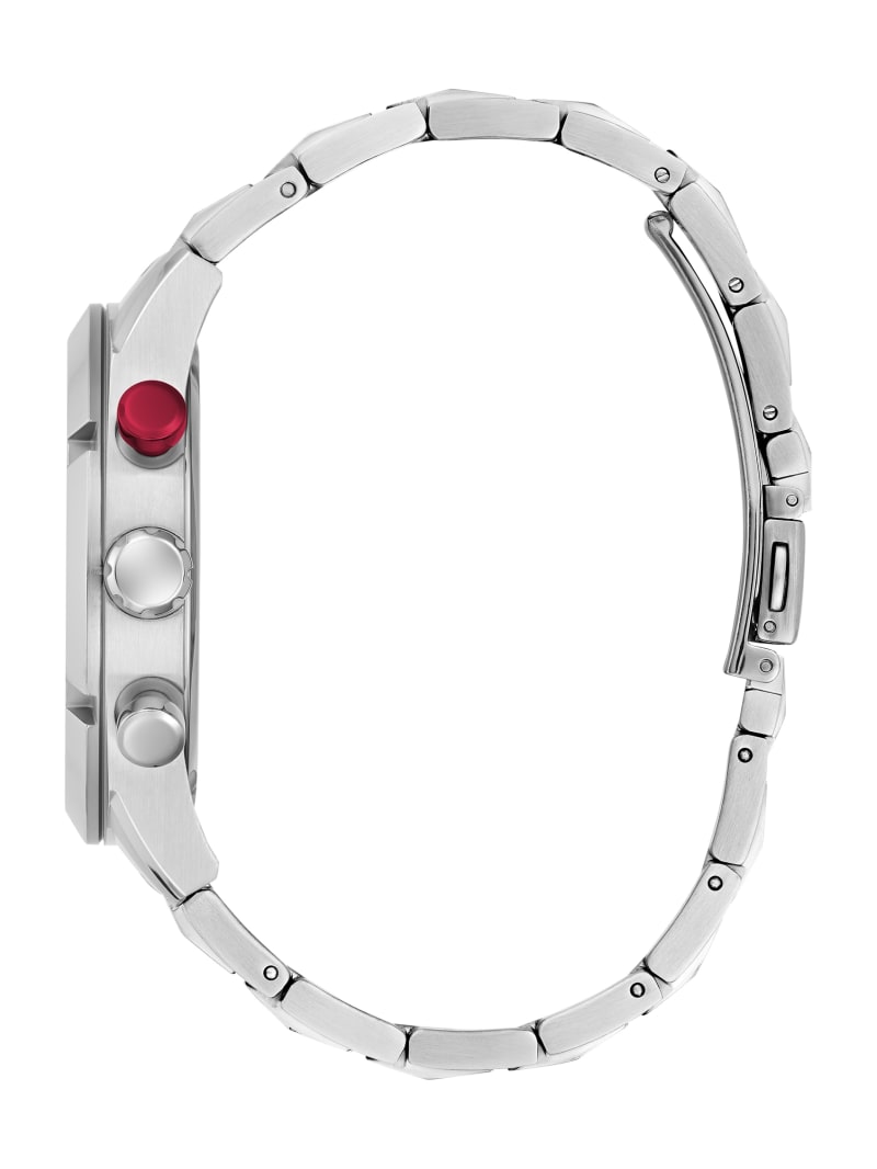 Silver-Tone Chronograph Watch