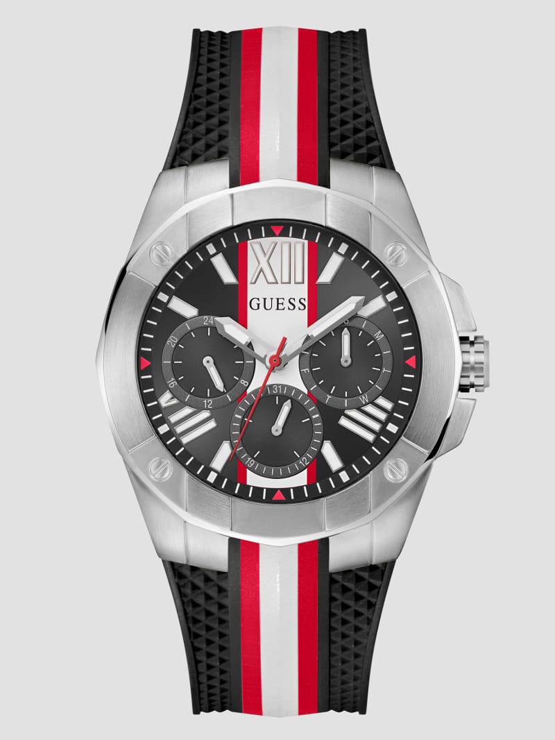 Silver Tone Chronograph Watch GUESS Canada
