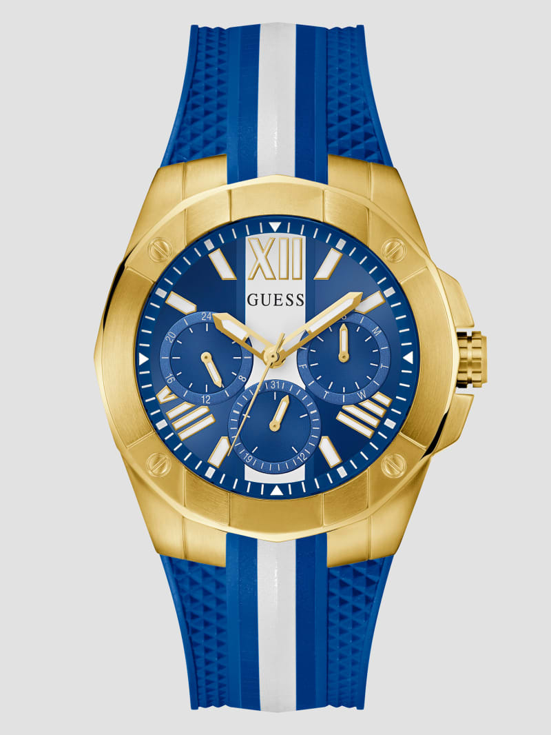 Guess men's gold tone watch outlet