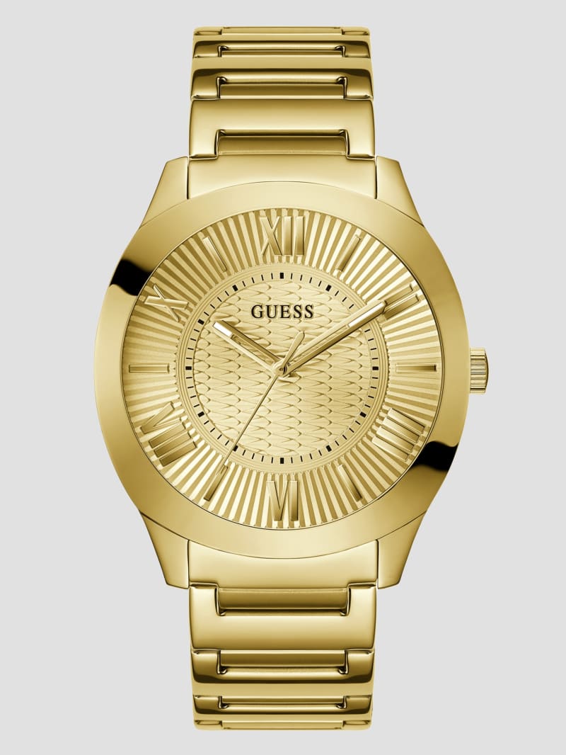 Gold Tone Analog Watch