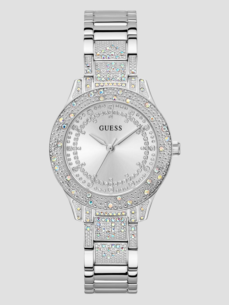 Silver-Tone Analog Watch