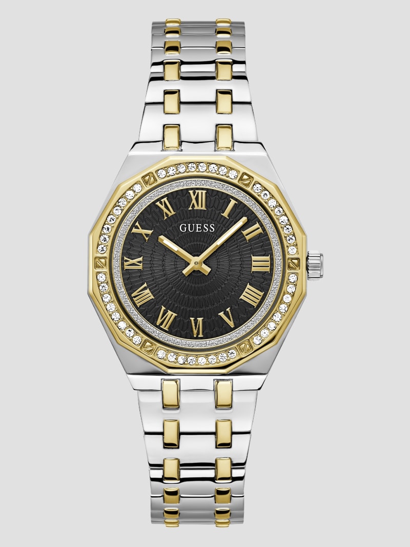 Gold and Silver Tone Analog Watch
