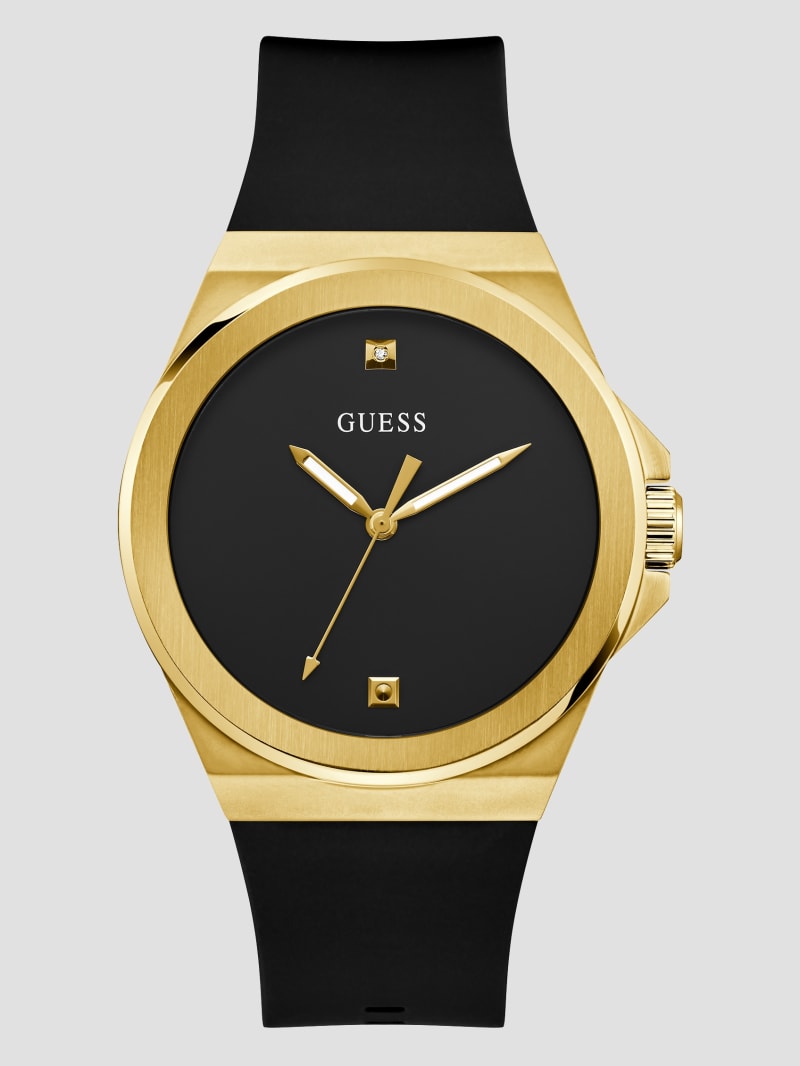 Guess watch black and gold shop