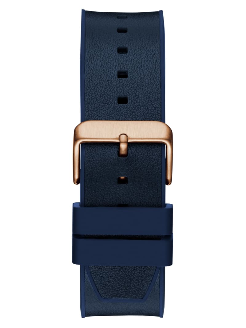 Blue and Multi-Tone Multifunction Watch