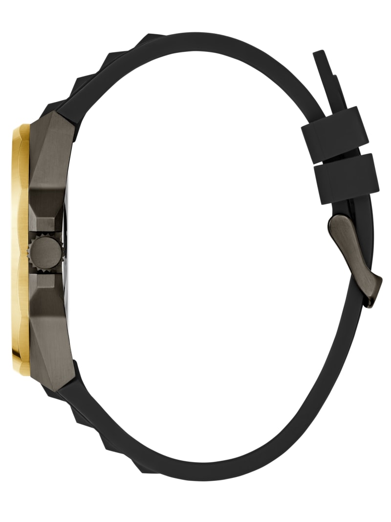 Gunmetal and Gold-Tone Multifunction Watch