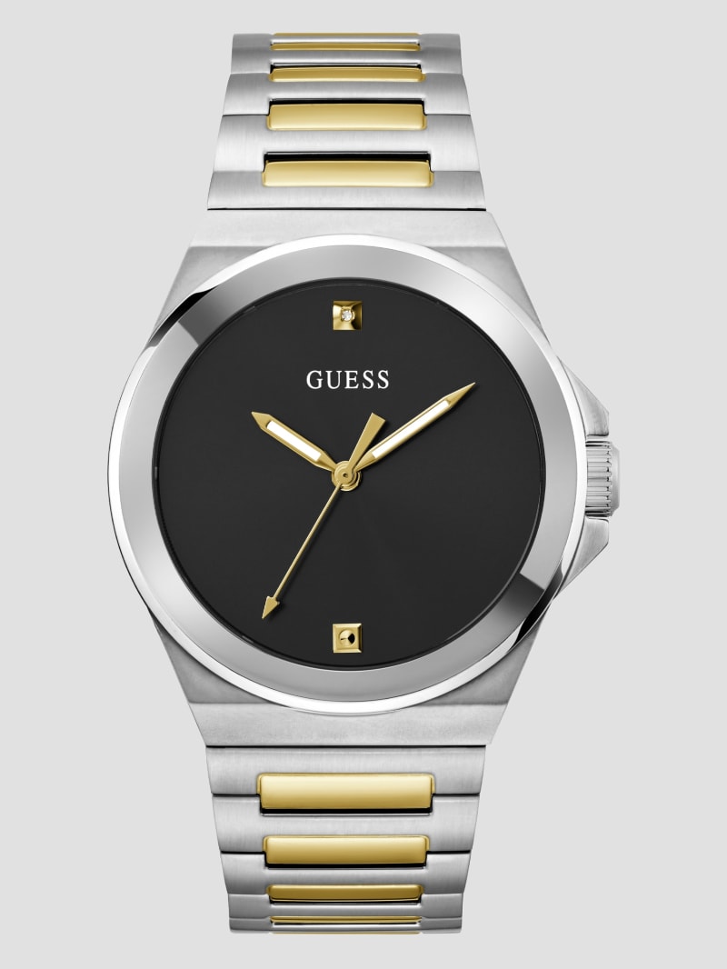 Guess men's two tone watch deals