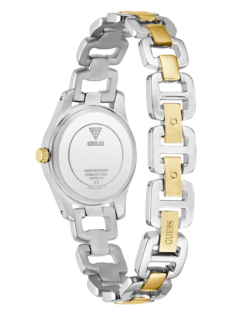 Two-Tone and Blue Analog Watch