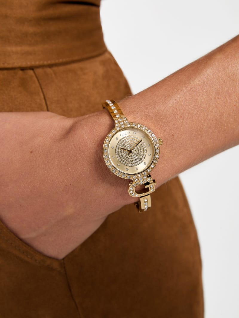 Gold-Tone Analog Watch