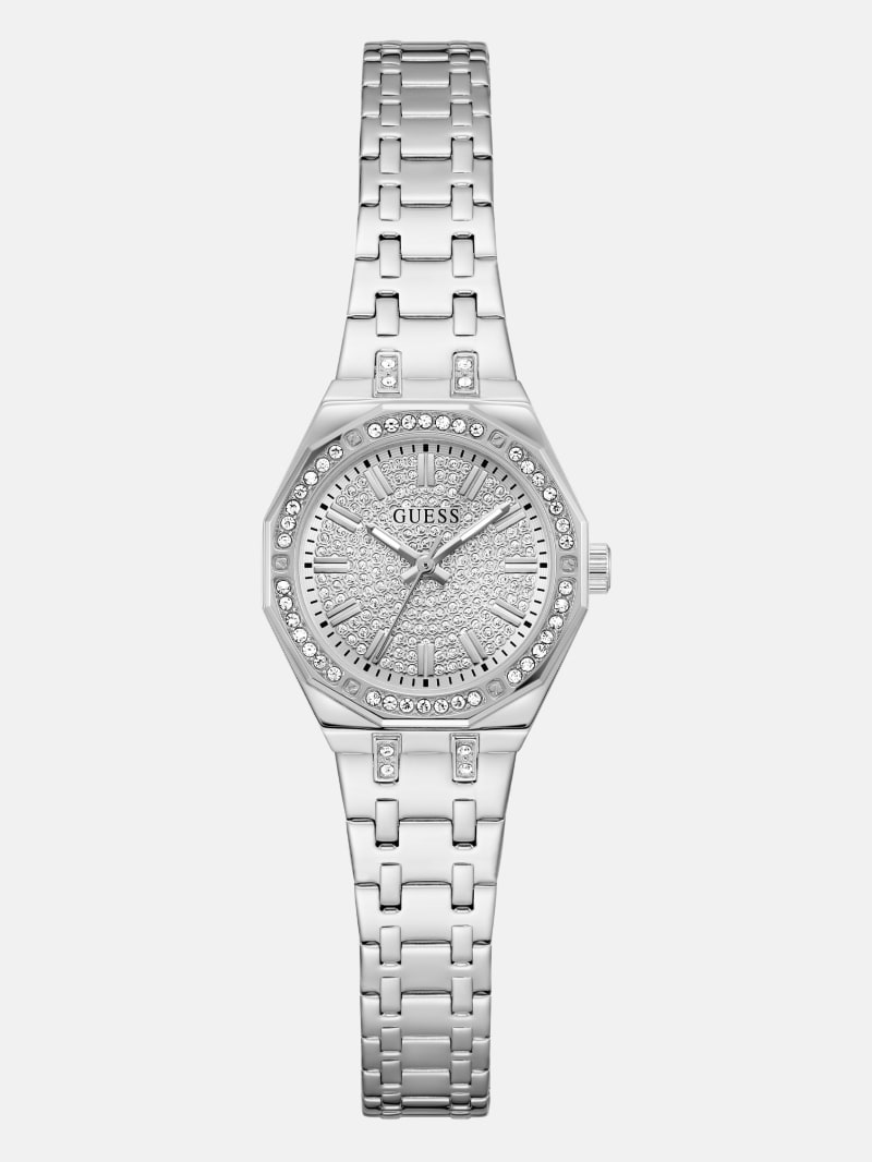 Silver-Tone Analog Watch