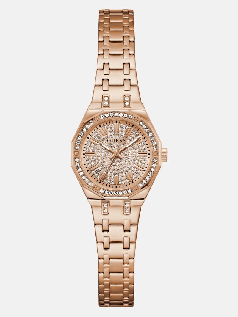 Guess Women's Rose Gold Tone Analog Watch, 25mm - Rose Gold