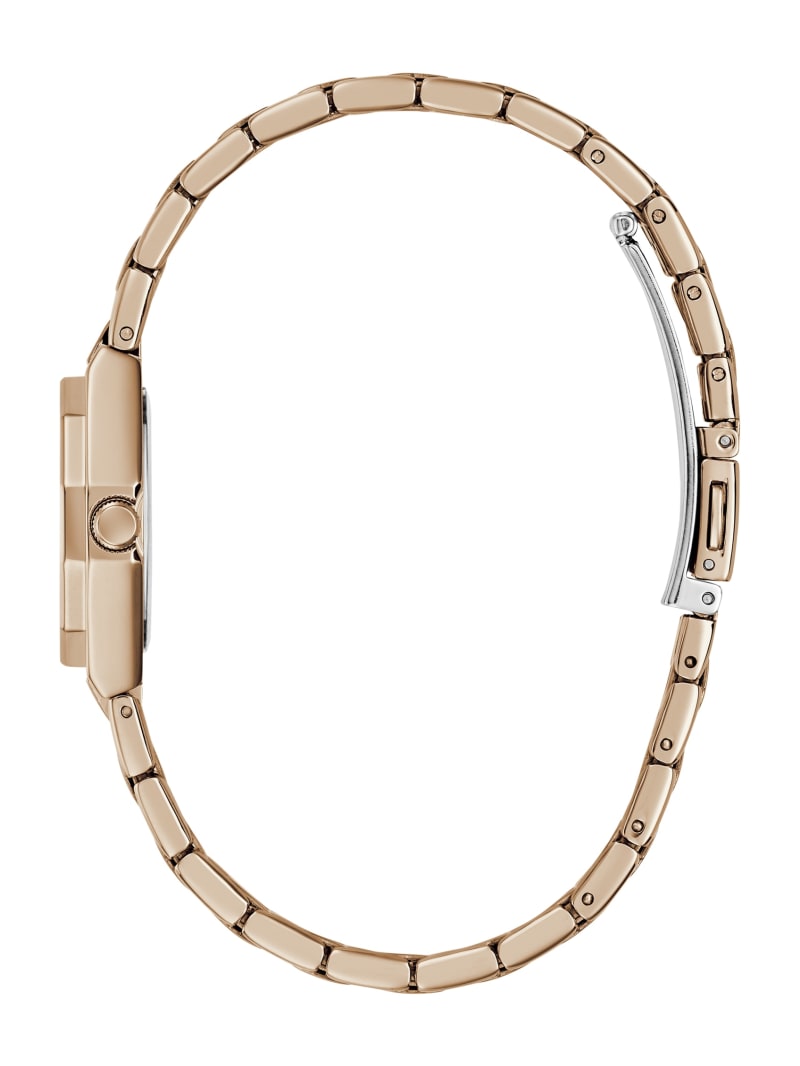 Crystal Recycled Steel analogue watch 25 mm