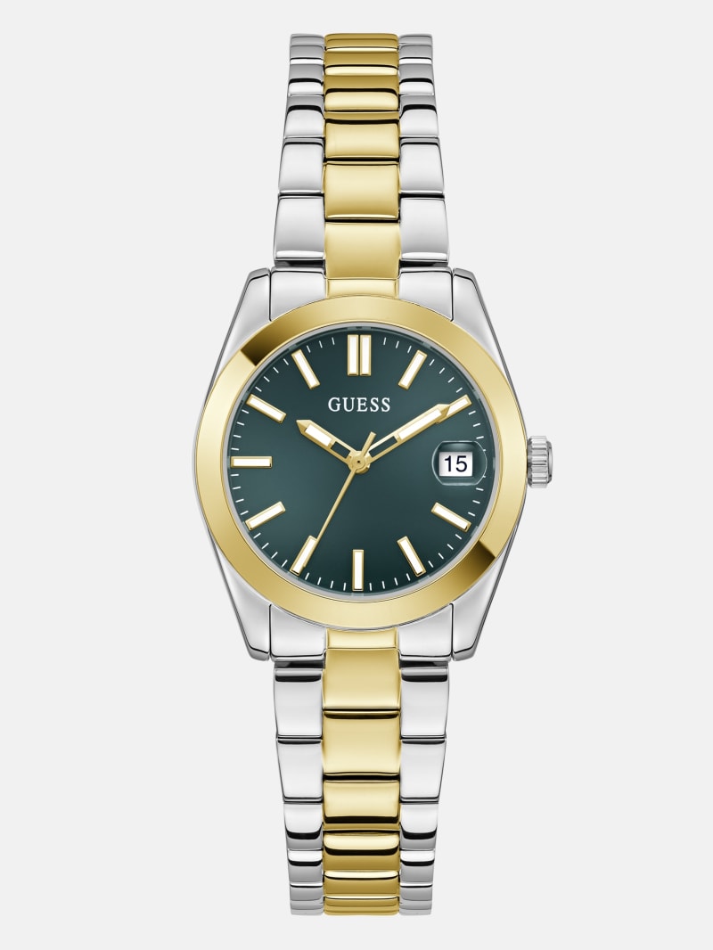 Two-Tone Analog Watch