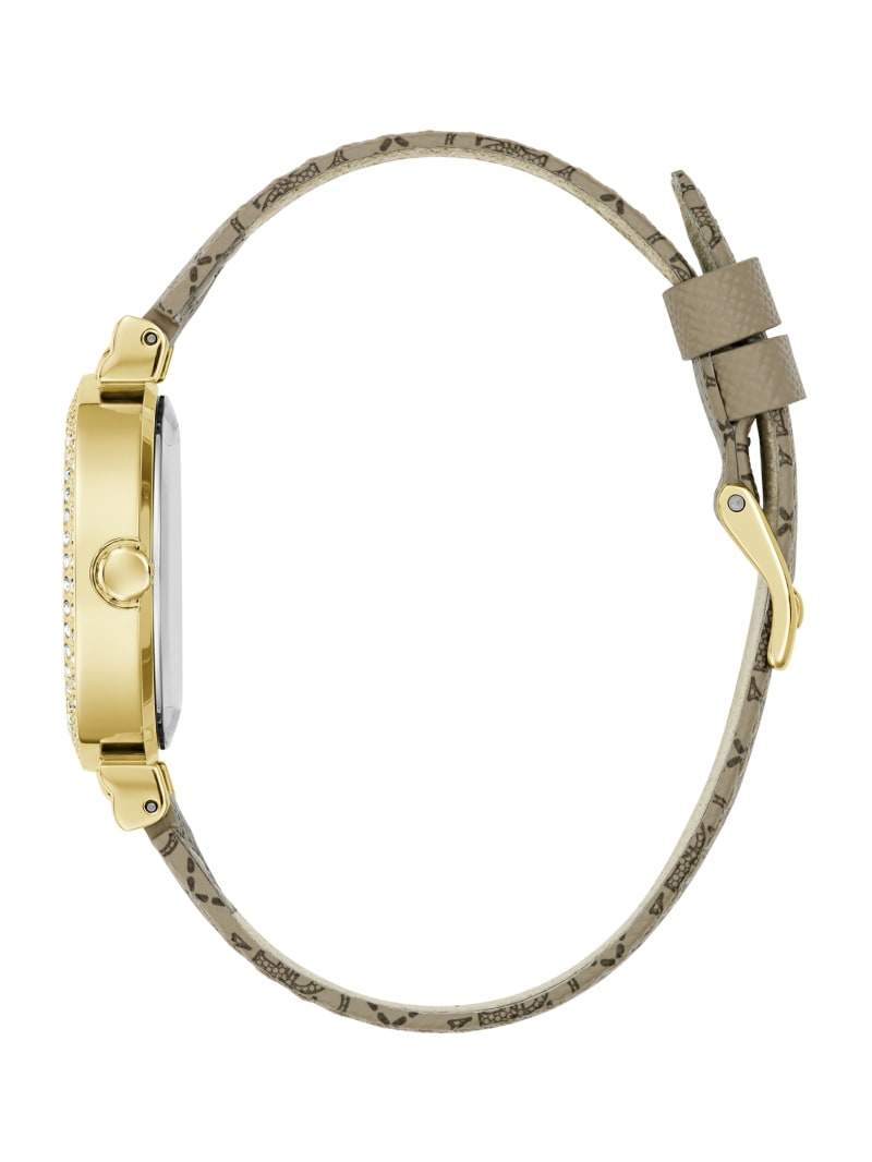 Gold-Tone and Quatro G Analog Watch