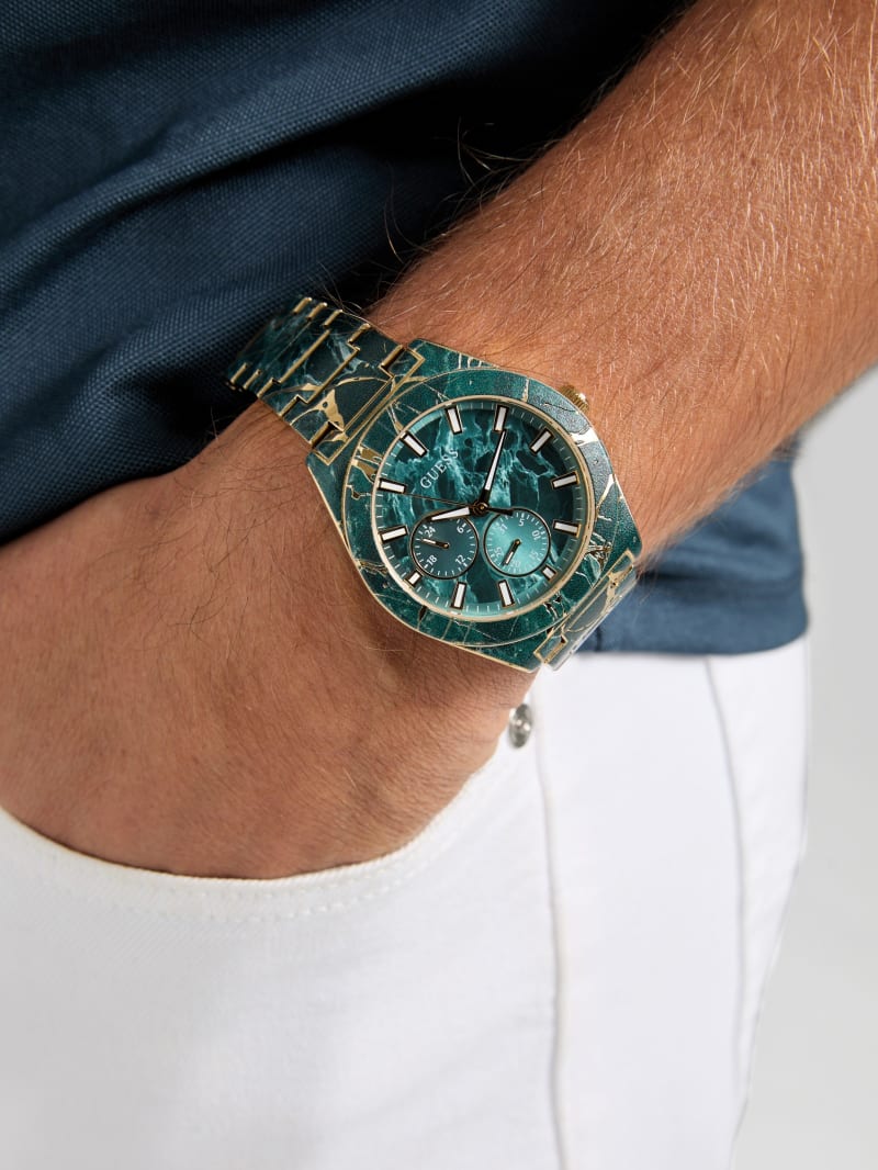 GUESS® Two-Tone Multifunction Watch