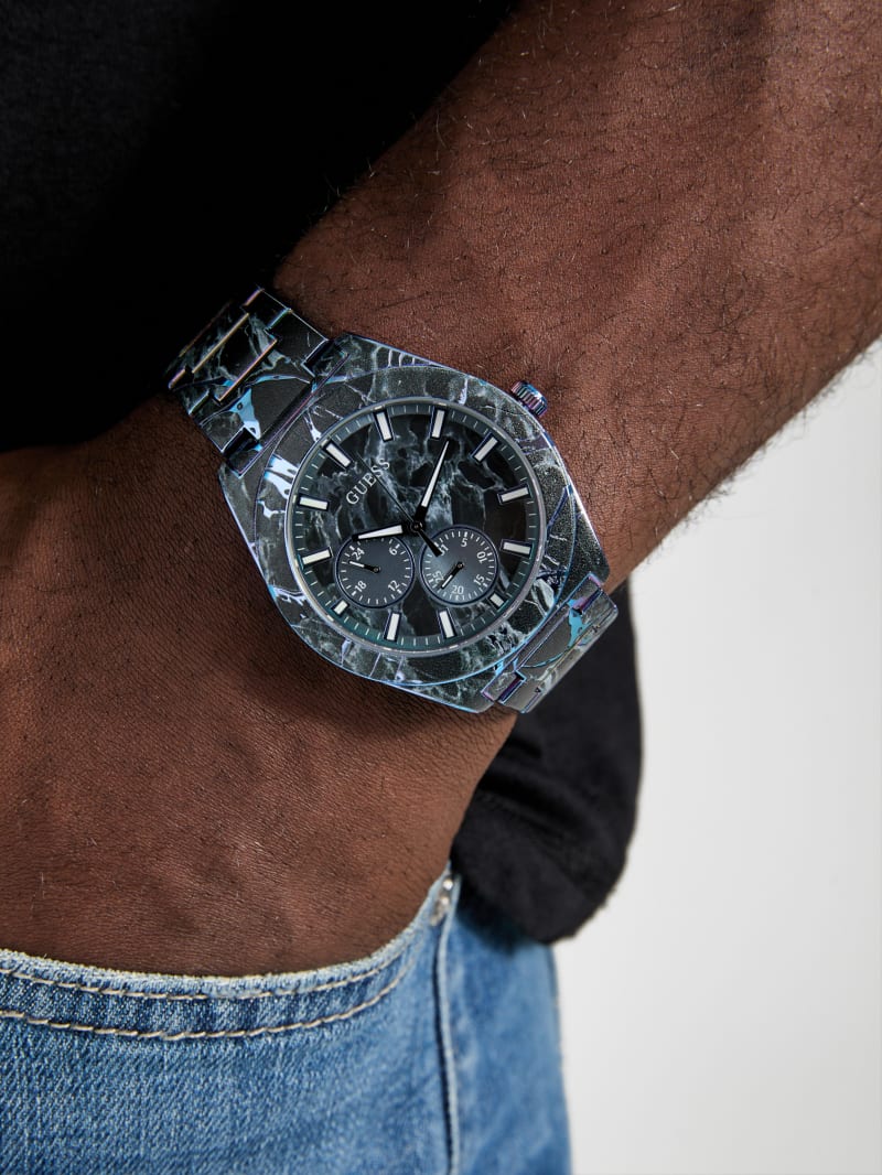 Blue Multifunction Watch