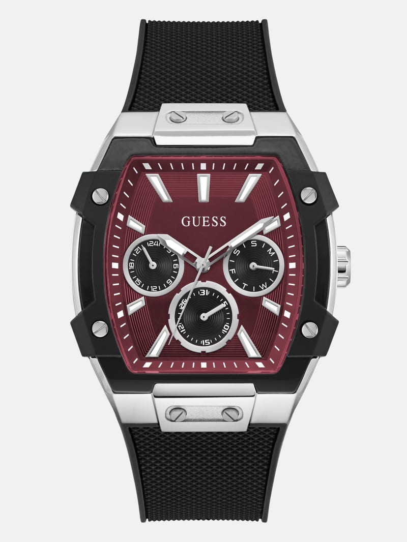 GUESS® Silicone multi-function watch 44 mm