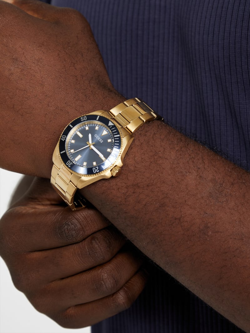GUESS® Gold-Tone Analog Watch