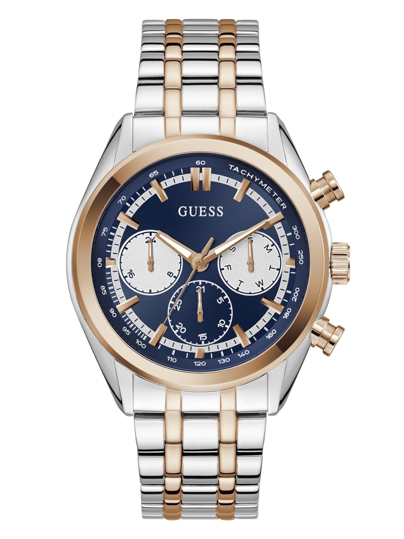 Two-Tone Multifunction Watch