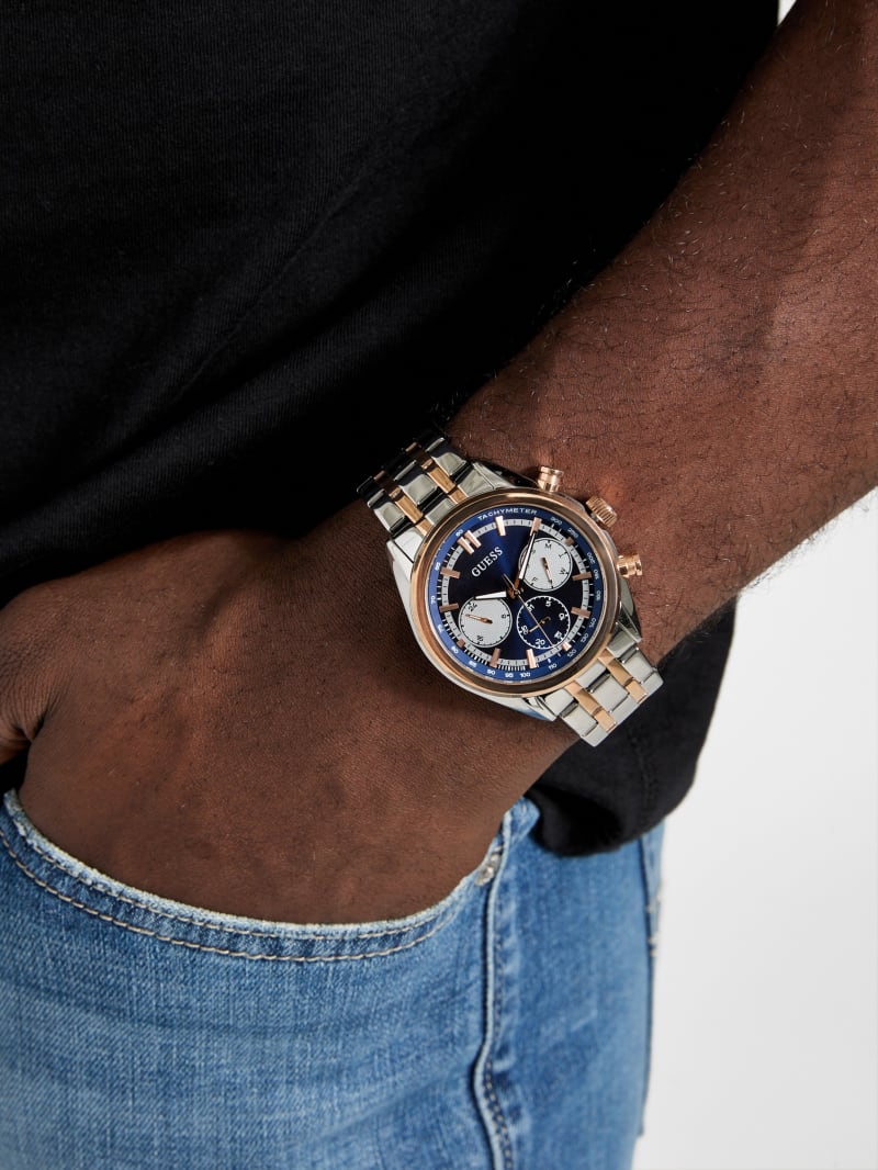 時計 dtmgm GUESS® Two-Tone Multifunction Watch
