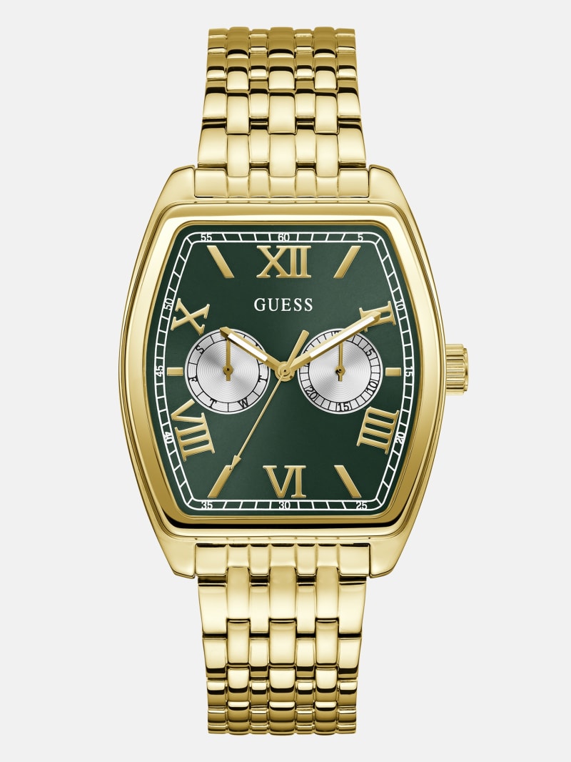 Gold-Tone Multifunction Watch