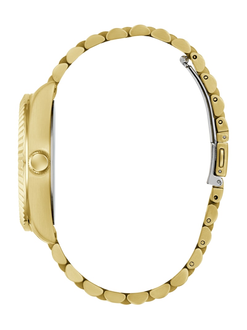 Gold-Tone Multifunction Watch