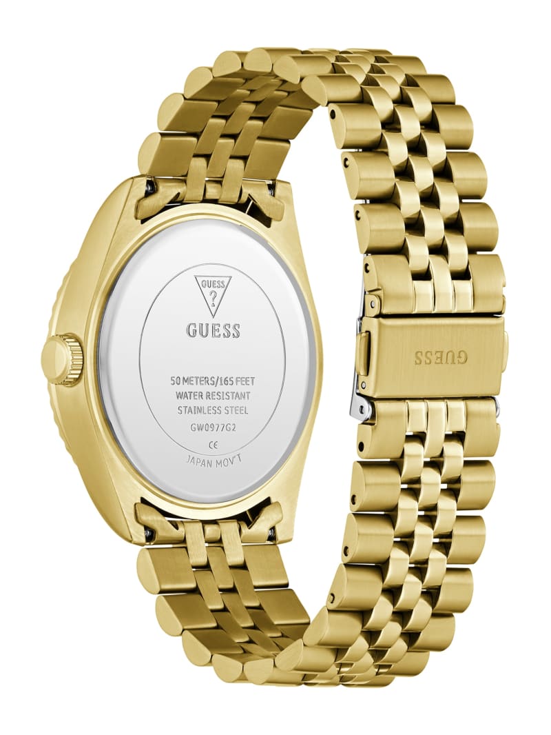 Gold-Tone Multifunction Watch