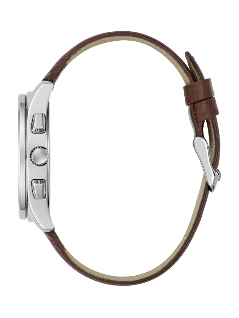 Genuine leather multi-fuction watch 40 mm