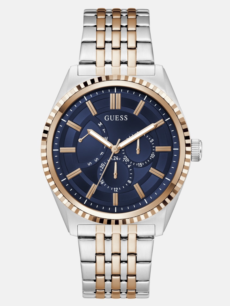 Stainless Steel Multi-Fuction Watch 43.5 Mm · Guess