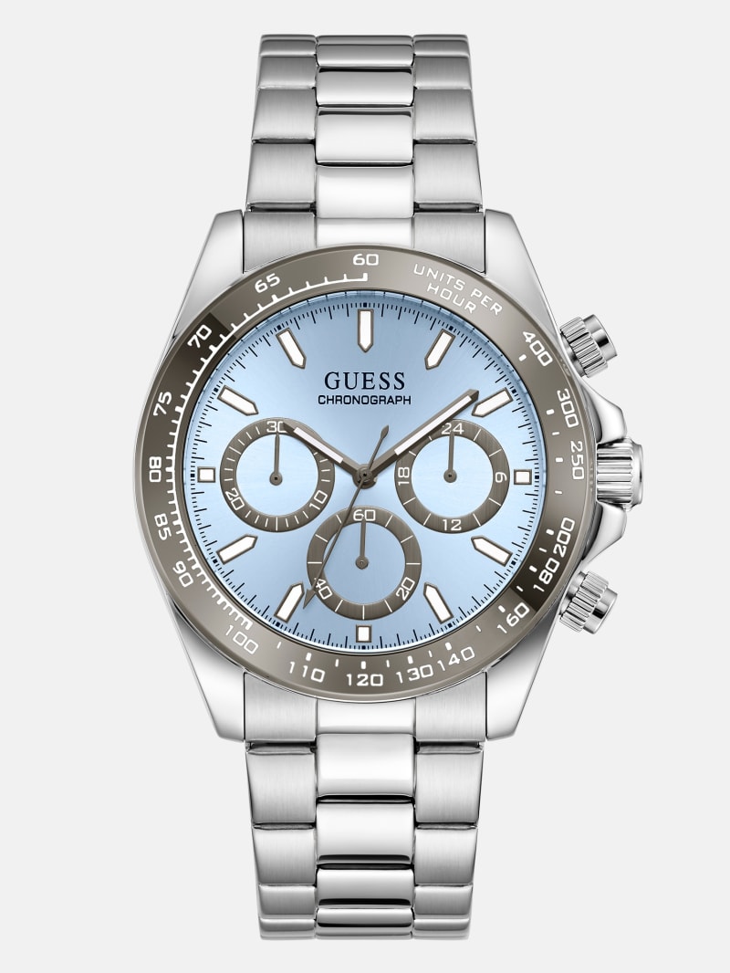 Stainless Steel Multi-Fuction Watch 42 Mm · Guess