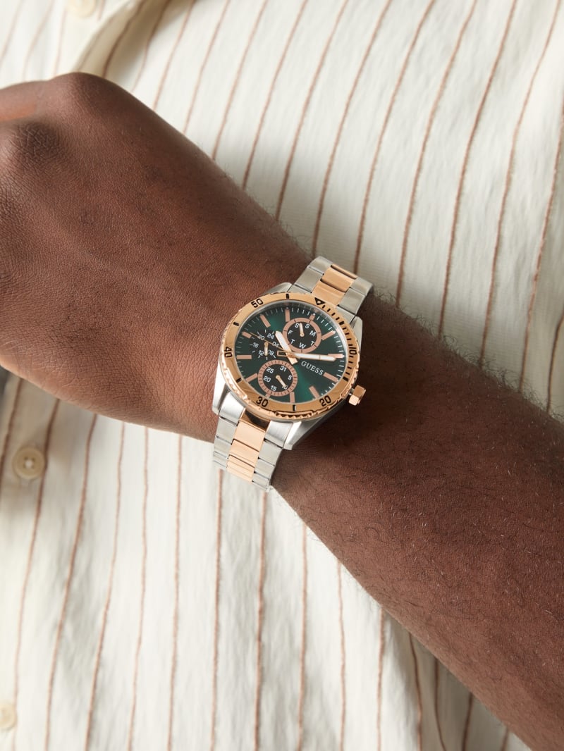 Stainless steel multi-fuction watch