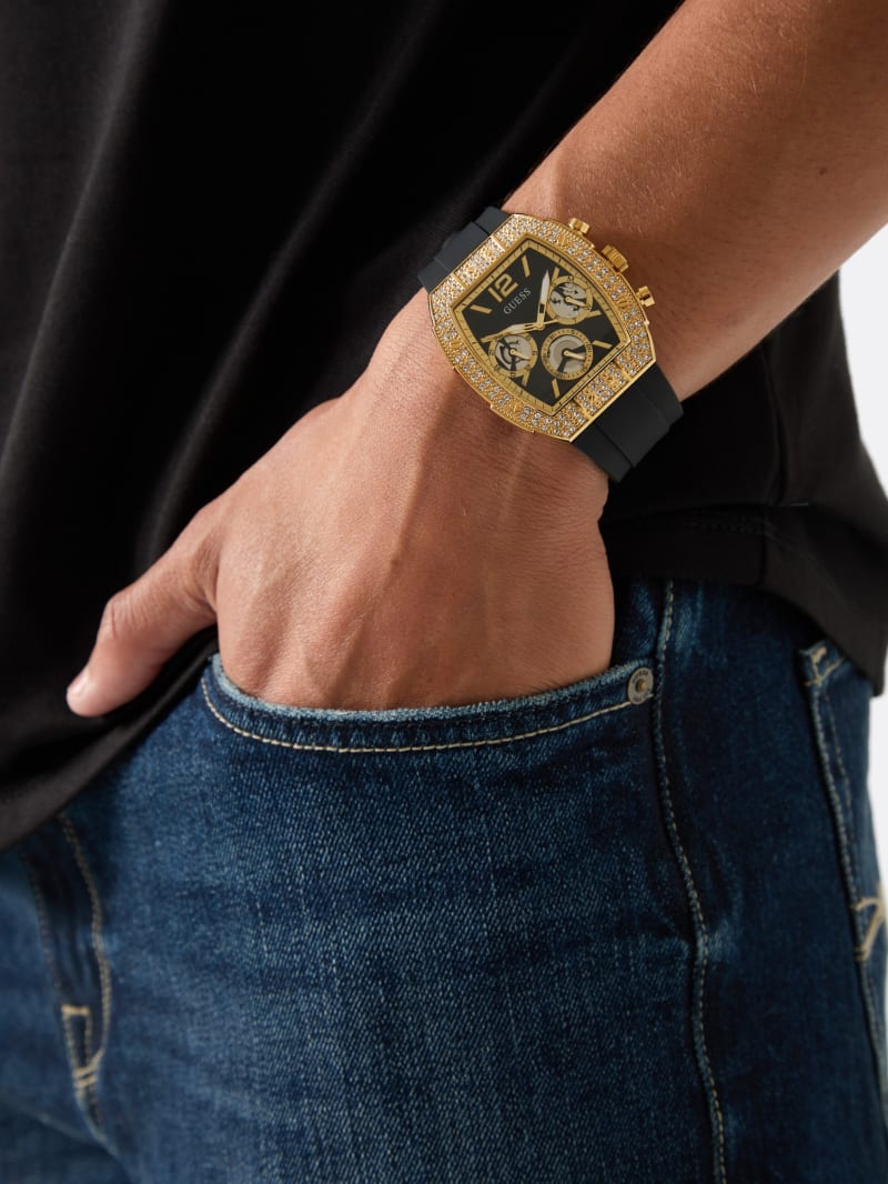 Multi-function silicone watch 40,7 mm