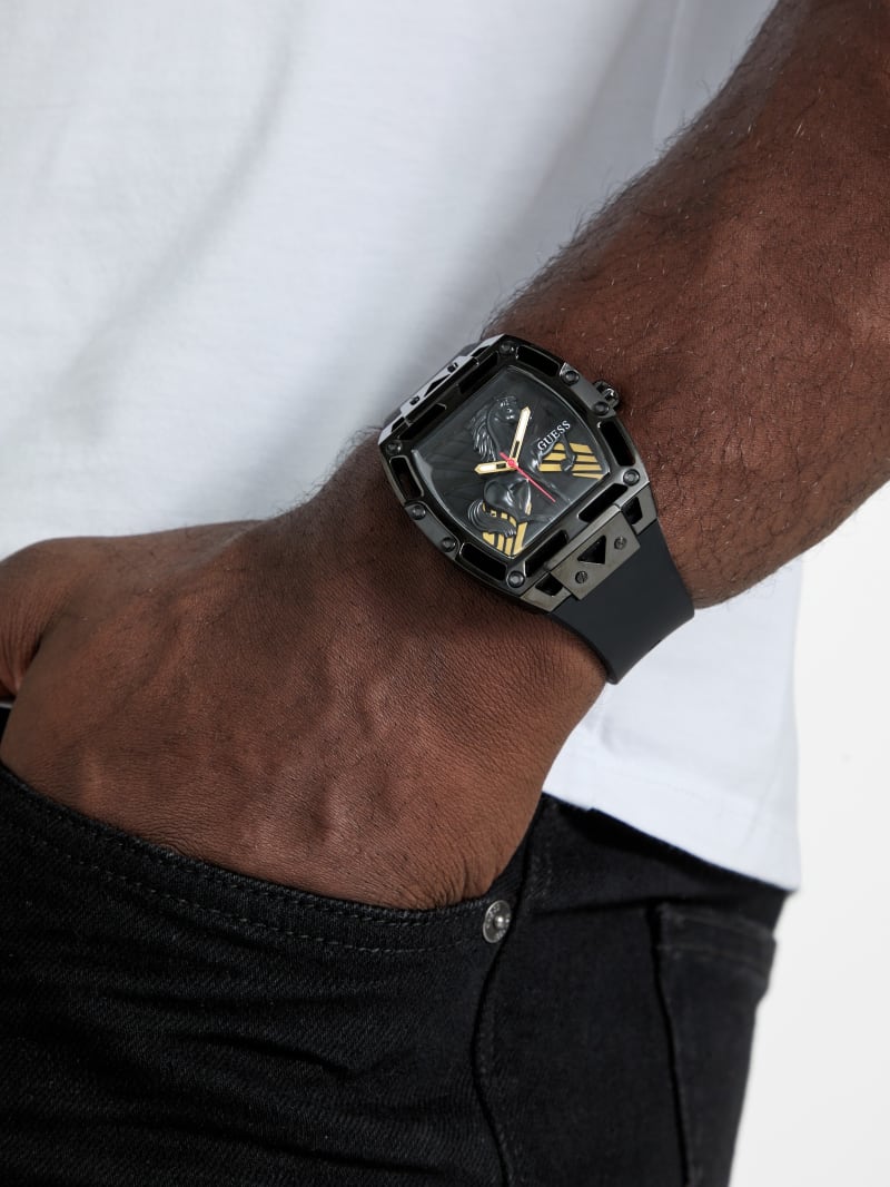 Silicone analogue watch 44 mm