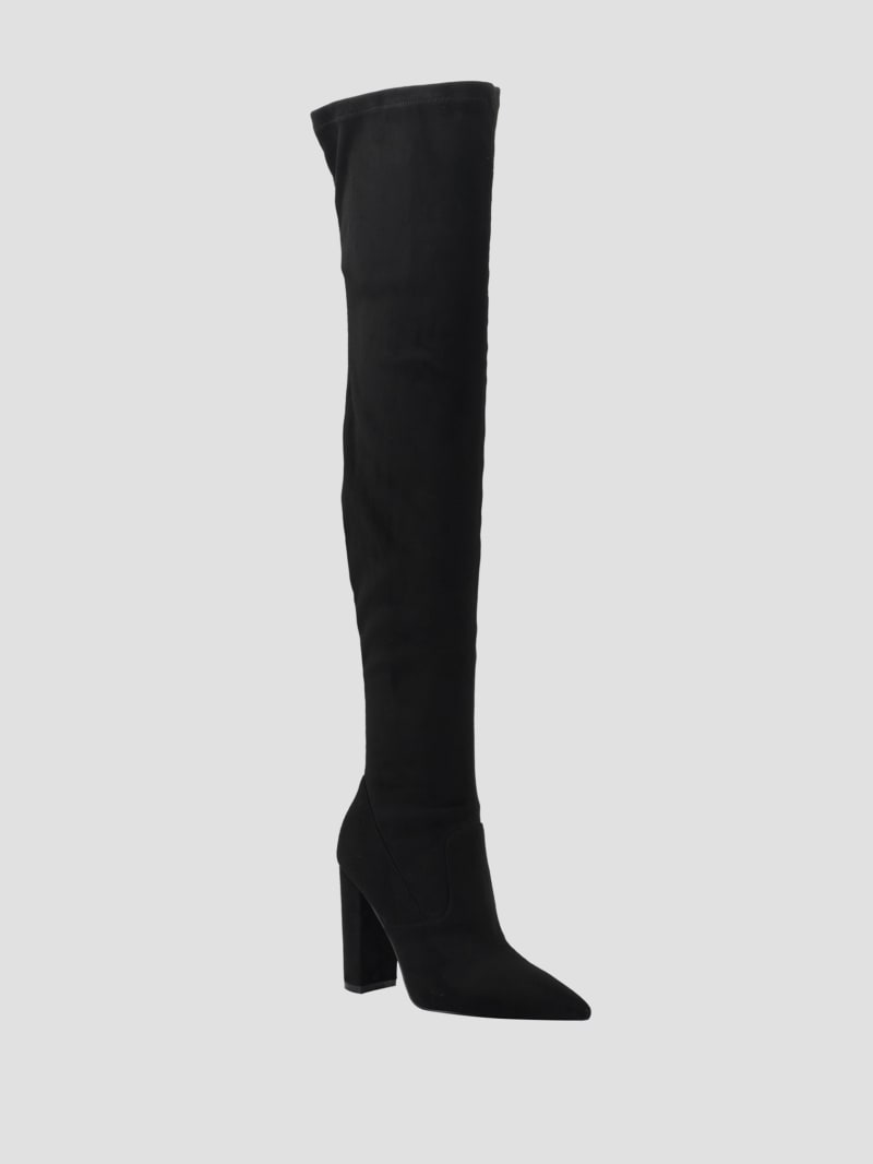 Abetter Faux-Suede Over-the-Knee Boots