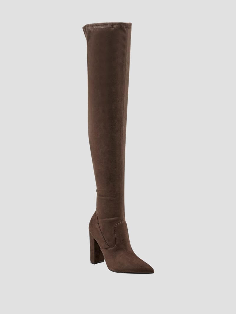 Abetter Faux-Suede Over-the-Knee Boots