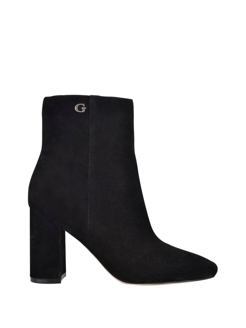 Guess black suede ankle boots clearance