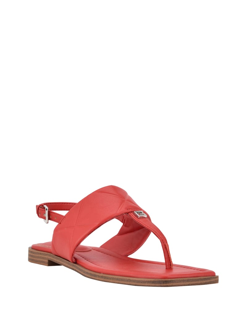 Guess red sandals sales