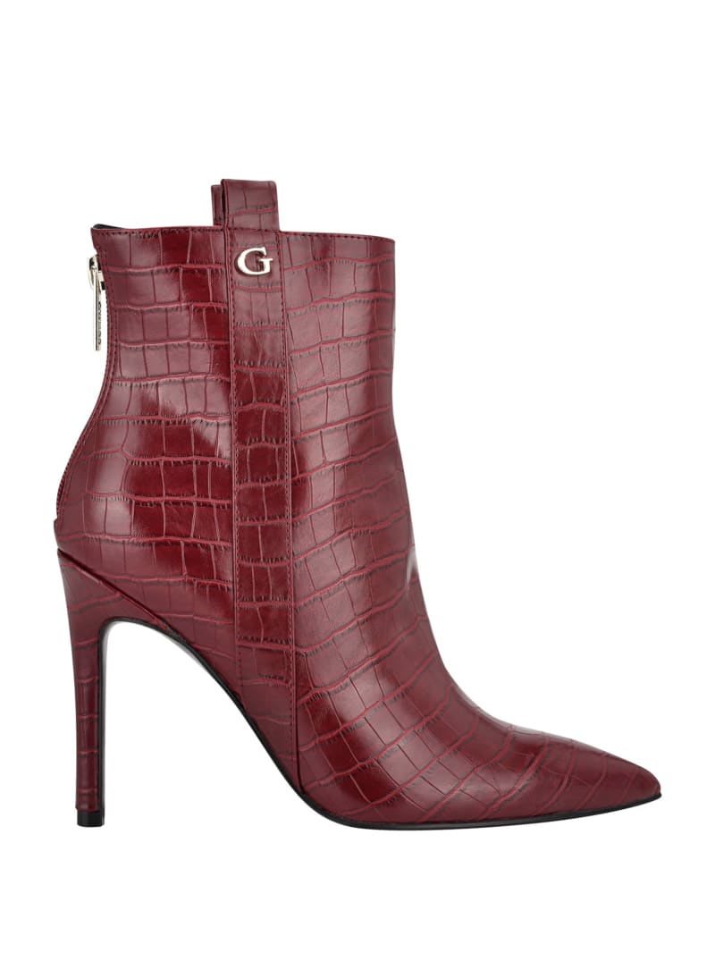 Guess Baize Heeled Ankle Booties. 2