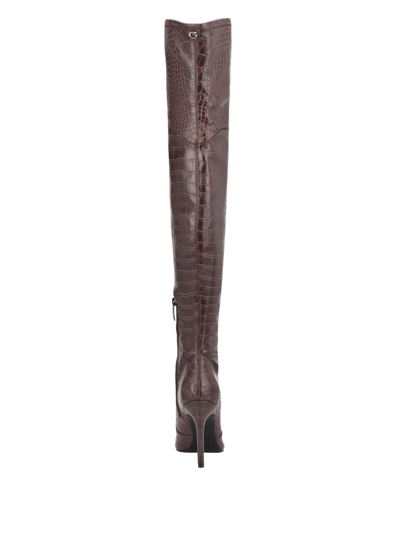 guess over the knee boots suede