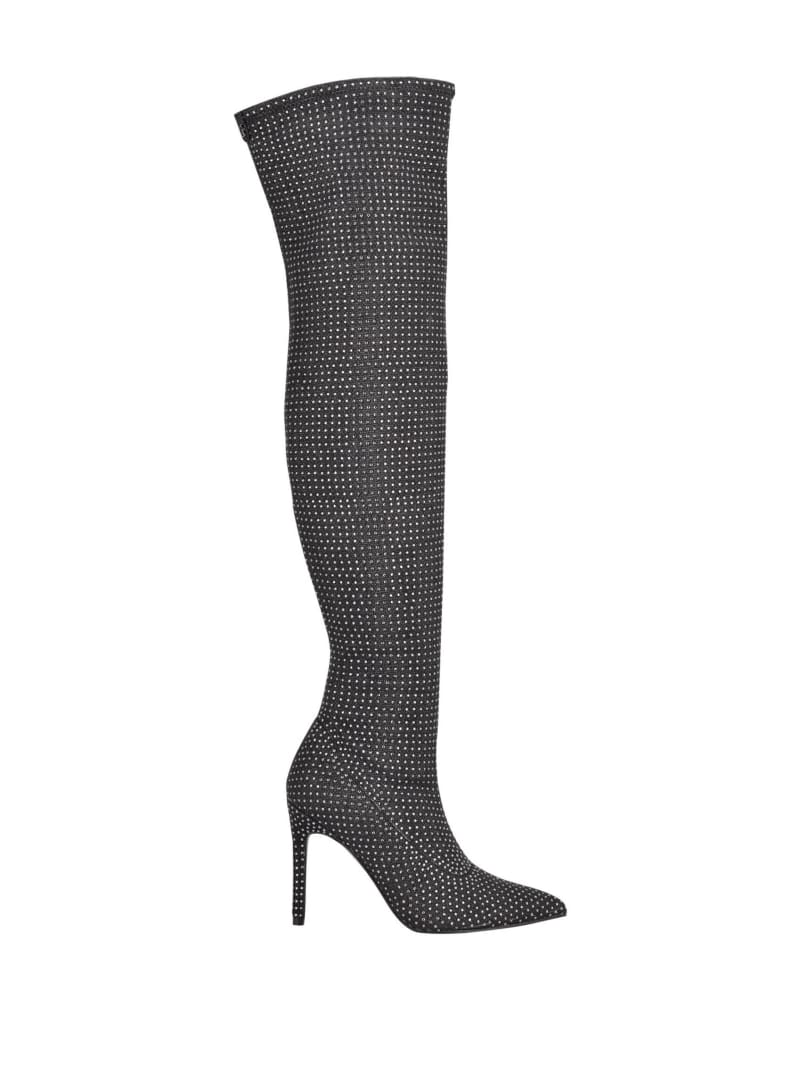 Guess Boniss Rhinestone Over-the-Knee Boots. 2