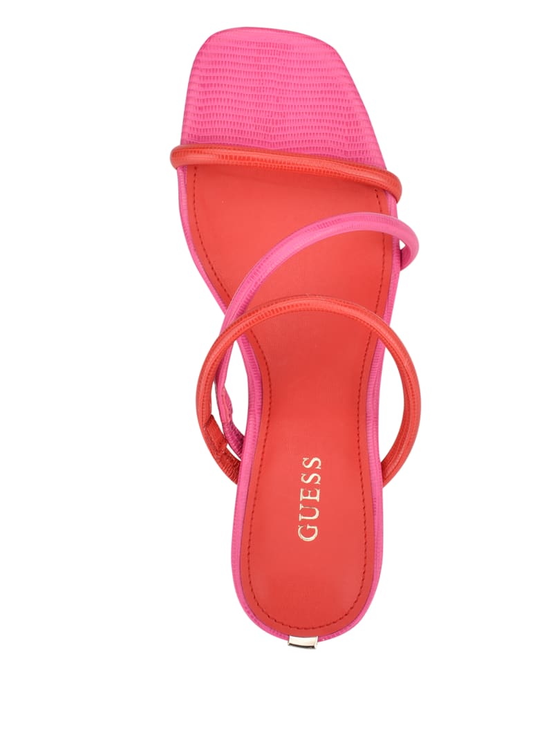 Guess Brennda Strappy Heeled Sandals. 5
