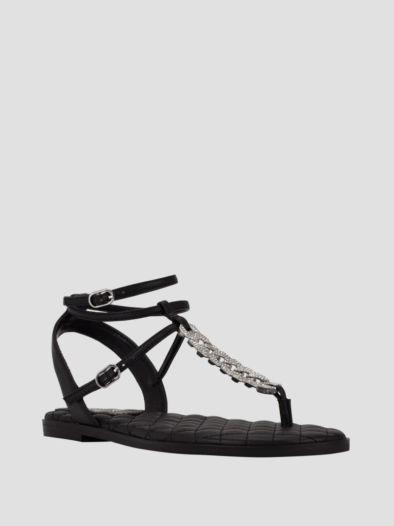 Guess t strap sandals 2025