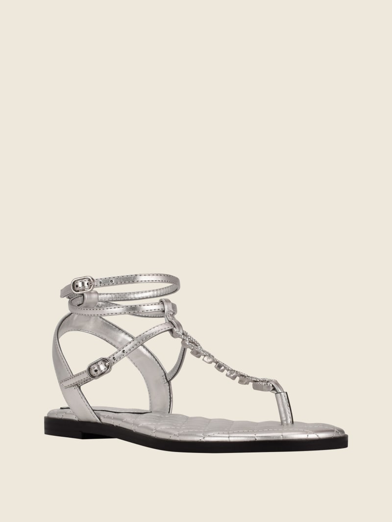 Brighti Chain T-Strap Sandals