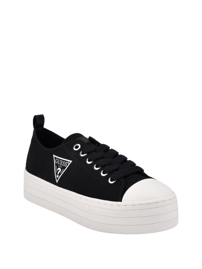 canvas platform sneakers