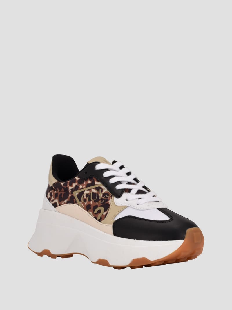 Guess leopard sneakers deals
