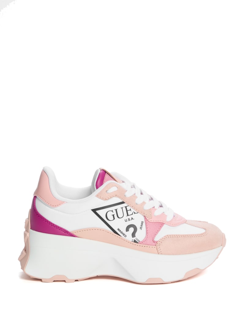 Calebb Logo Print Sneakers
