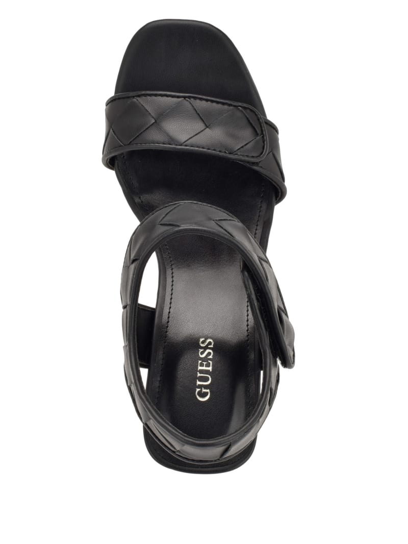 Guess sale black sandals