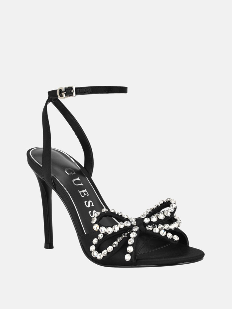 (取寄) ゲス レディース  GUESS women Charmin Black GUESS® Charmin Strappy Dress Sandals