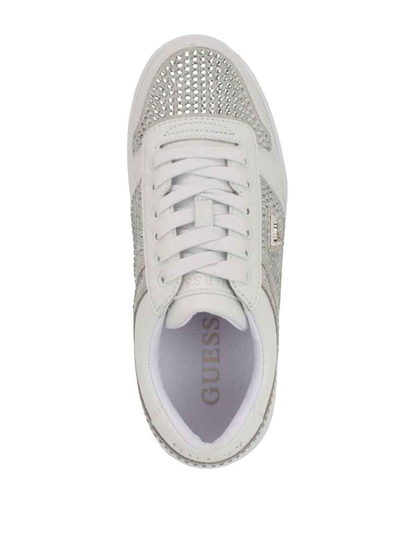 Cieska Low-Top Rhinestone Sneakers | GUESS